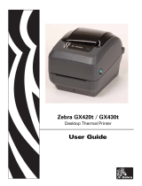 Zebra GX420t User manual