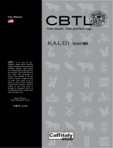 Caffitaly System Kaldi S04 User manual