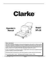 Clarke SPS-28 User manual