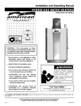 American Water Heater 1010 319869-000 User manual