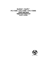 ADLINK Technology LPCI-7200S User manual