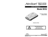 AstroStart 803U User manual