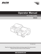 SATO MB200/201i User manual