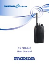 Maxon S5 PMR446 User manual