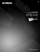 Yamaha DVD-S30 User manual