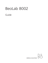 Bang & Olufsen BEOLAB 8002 User manual