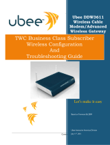 Ubee DDW3611 Troubleshooting guide