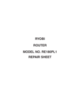 Ryobi RE180PL1 Owner's manual