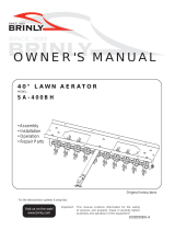 Brinly SAT-40 BH Owner's manual