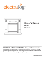 Dimplex ELECTRALOG DF203A Owner's manual