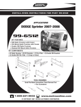Dodge 2007 Sprinter Installation guide
