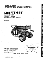 Craftsman 580763000 User manual