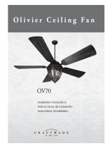 Craftmade Olivier OV70 Installation Instructions Manual
