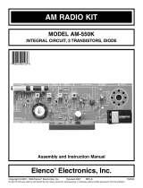 Elenco AM550K Owner's manual