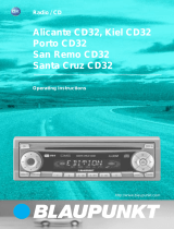 Blaupunkt alicante cd 32 Owner's manual