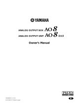 Yamaha AO8 User manual
