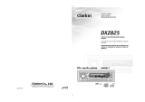 Clarion DXZ825  DXZ825 DXZ825 User manual