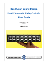 Dan Dugan Sound Design E User manual