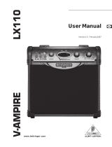 Behringer V-AMPIRE LX110 User manual