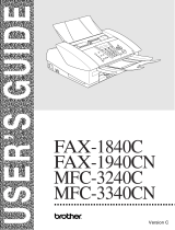Brother FAX-1840C User guide