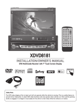 Dual XDVD8181 User manual