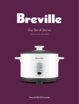 Breville THE SET & SERVE BRC200 User manual