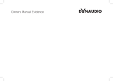 Dynaudio Evidence Owner's manual