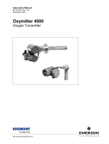 Emerson Oxymitter 4000 User manual