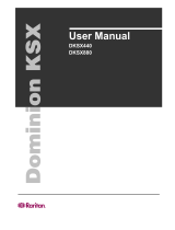 Raritan DKSX880 User manual