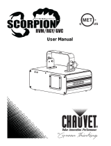 Chauvet Scorpion RGY User manual