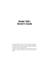 DEI 500+ Owner's manual