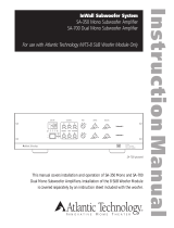 Atlantic Technology IWTS-8 SUB User manual
