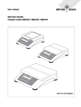 Mettler Toledo BBA422 / BBA425 / BBK422 User manual