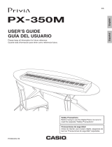 Casio PX-350M User manual