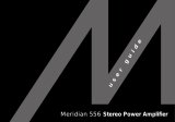 Meridian Audio 556 User manual