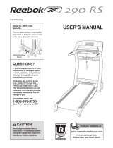 Reebok 290 RS User manual