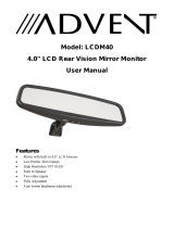 Advent LCDM40 User manual