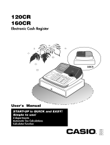 Casio 120CR User manual