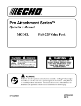 Echo Pro Attachment PAS-225 User manual
