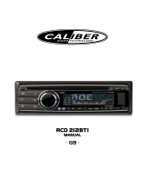 Caliber RCD 212BTi Owner's manual