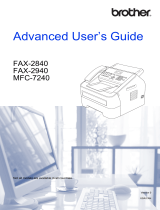 Brother FAX-2940 User guide