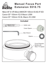 Ikelite Modular 1.75 Inch Extension with Focus User manual