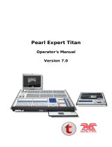 Avolites Pearl Expert Titan User manual