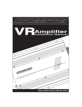Crossfire BMF Multi Channel Amp Owner's manual