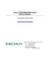 Moxa Technologies UPORT 1400 series User manual