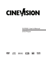 cineVision DVP650 User manual