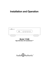 Audio Authority AutoSelector 1154B User manual