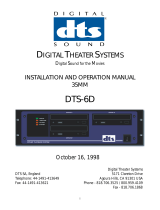 DTS DTS-6D User manual