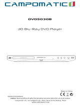 Campomatic DVD5030B 3D Blu Ray Owner's manual