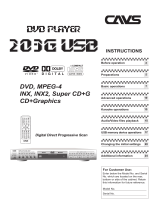 CAVS 203G USB User manual